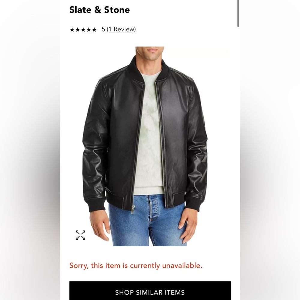 Slate and Stone Bomber Jacket